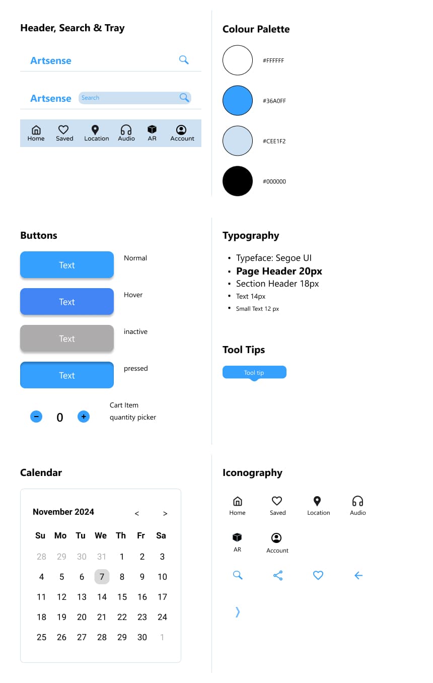 Art Sense - Design System